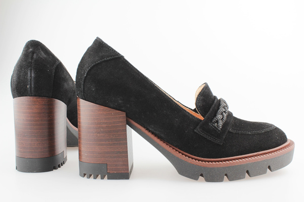 Arka bioeco 6382 0952 czarny zamsz