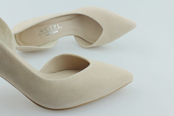 Kotyl 3787 beż zamsz