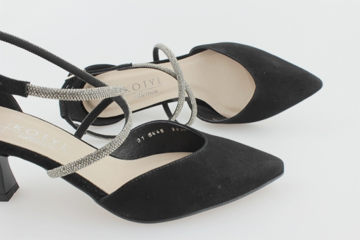 Kotyl 5445 czarny zamsz