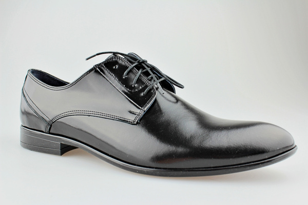 półbuty wizytowe garniturowe Lemi 767 czarny nabłyszczony