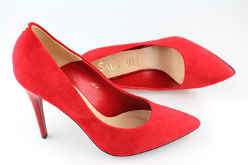 Sala 1819 czerwony zamsz 28