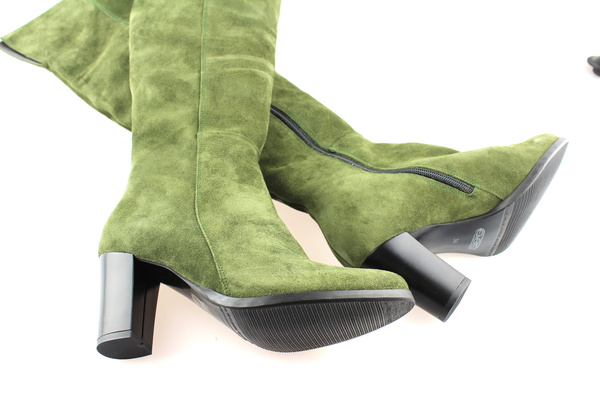 Embis 1658 zielony zamsz