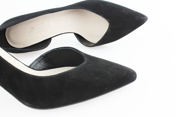 Kotyl 3787 czarny zamsz