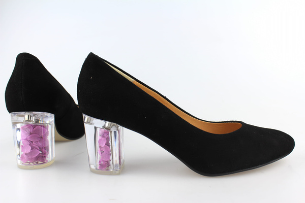 Esoirito 606 czarny zamsz