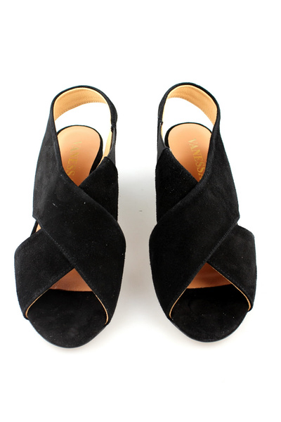 Vanessa 1389 czarny zamsz