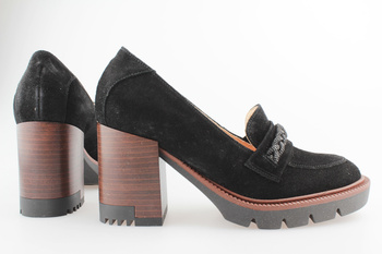 Arka bioeco 6382 0952 czarny zamsz