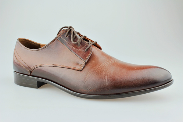 półbuty wizytowe garniturowe Lemi 767 brązowy