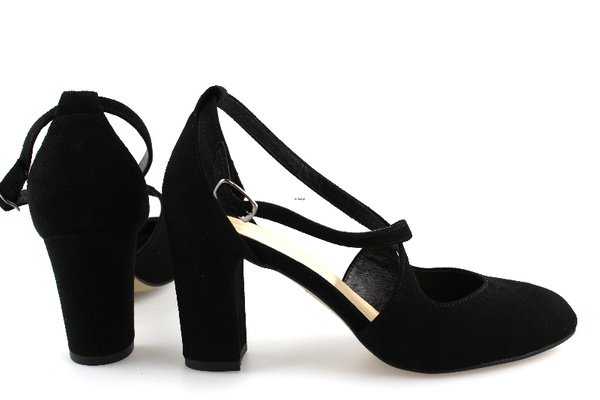 Kotyl 7080 czarny zamsz