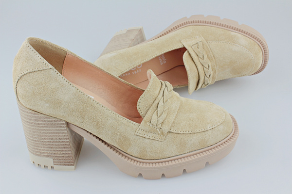 Arka bioeco 6382 2040 beżowy zamsz