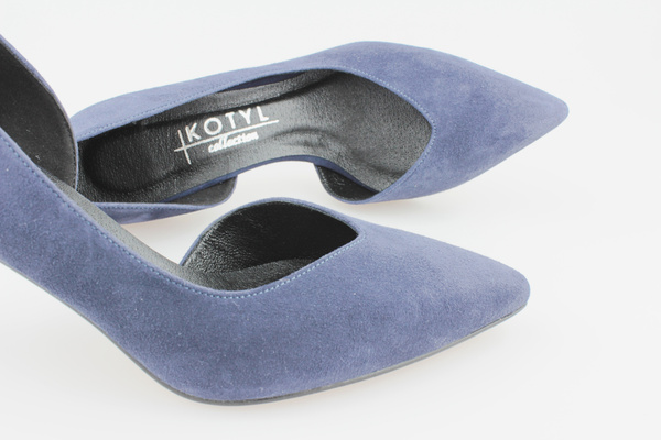 Kotyl 3787 granatowy zamsz