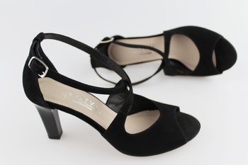 Kotyl 4325 czarny zamsz