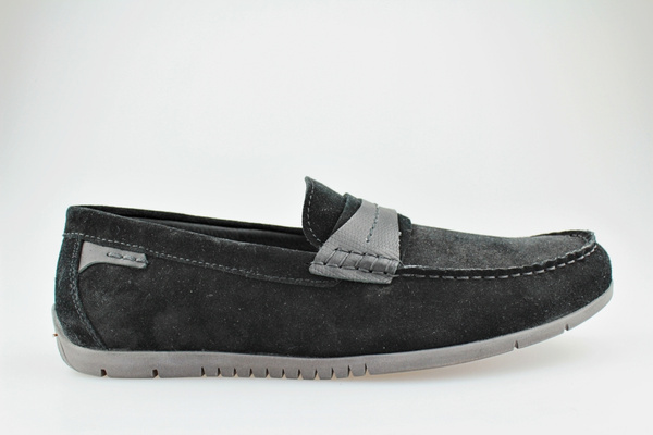 mokasyny męskie Krisbut 5494A-7 czarne