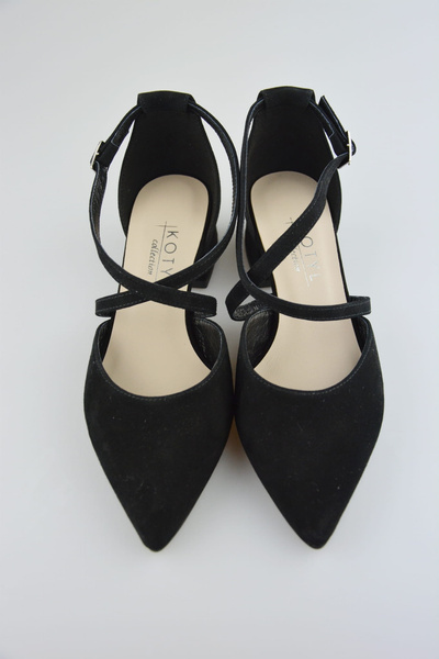 Kotyl 9917 czarny zamsz