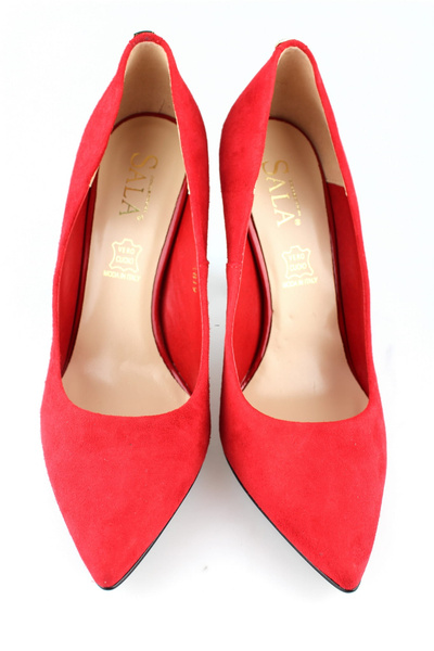 Sala 1819 czerwony zamsz 28