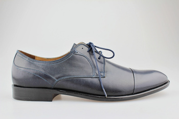 półbuty wizytowe garniturowe Lemi 781 granatowe