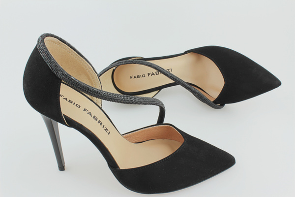 Fabio Fabrizi 966 czarny zamsz