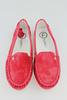 Miękkie i elastyczne mokasyny DP2037 czerwone
