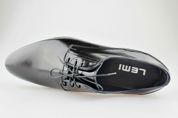 półbuty wizytowe garniturowe Lemi 767 czarny nabłyszczony