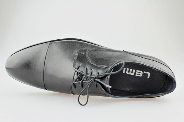 półbuty wizytowe garniturowe Lemi 781 czarny