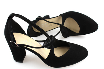 Kotyl 7080 czarny zamsz