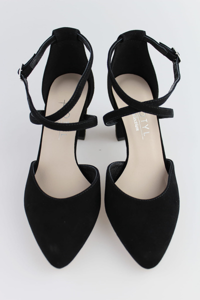 Kotyl 1275 czarny zamsz