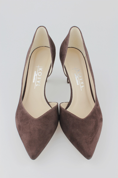 Kotyl 3787 brązowy zamsz