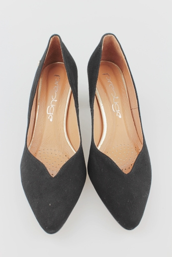 Prestige 2219 czarny zamsz