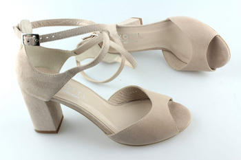 Kotyl 4343 beż piaskowy zamsz