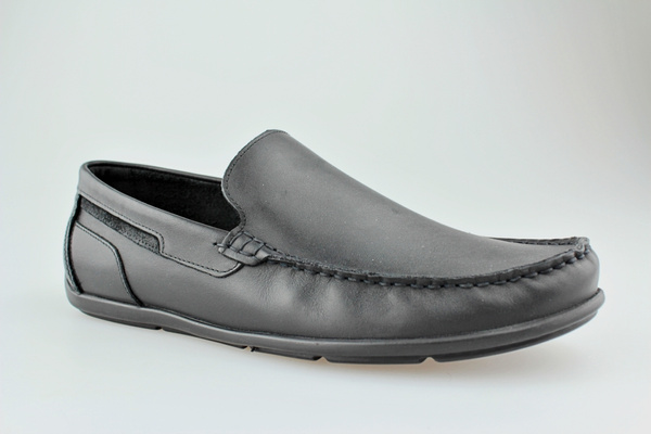 mokasyny męskie Krisbut 55263A czarny