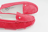 Miękkie i elastyczne mokasyny DP2037 czerwone