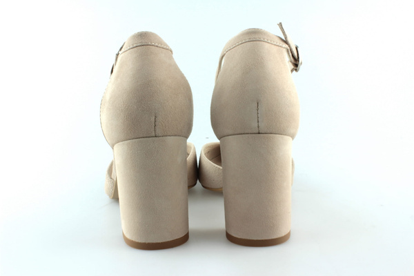 Kotyl 3781 beż róż piaskowy zamsz