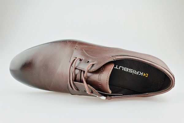 półbuty wizytowe Krisbut 5576-2 brązowy