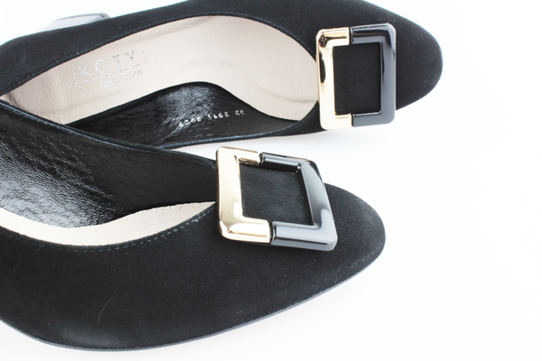 Kotyl 2911 czarny zamsz