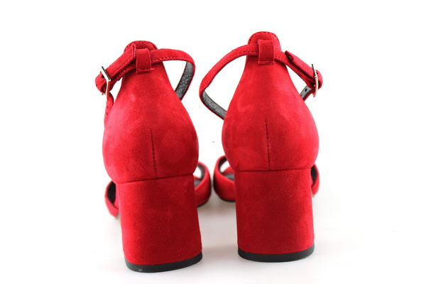 Kotyl 3807 czerwony zamsz