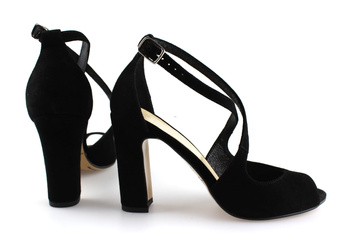 Kotyl 5905 czarny zamsz