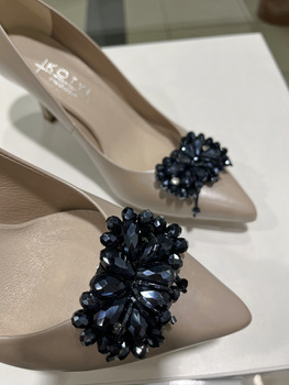 klipsy do butów- granat 012