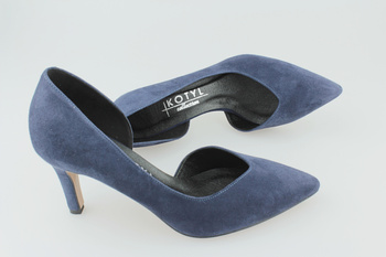 Kotyl 3787 granatowy zamsz