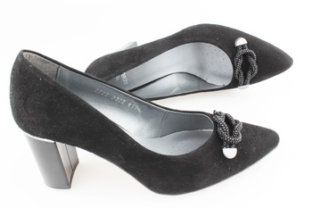 Kordel 2322 czarny zamsz 364