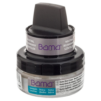 Krem do obuwia w słoiku z gąbką BAMA