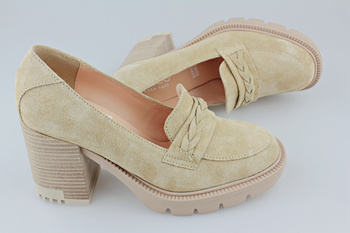 Arka bioeco 6382 2040 beżowy zamsz